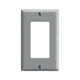 Placa de Urea Leviton Decora, 1 Unidad, Color Gris
