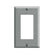 Placa de Urea Leviton Decora, 1 Unidad, Color Gris