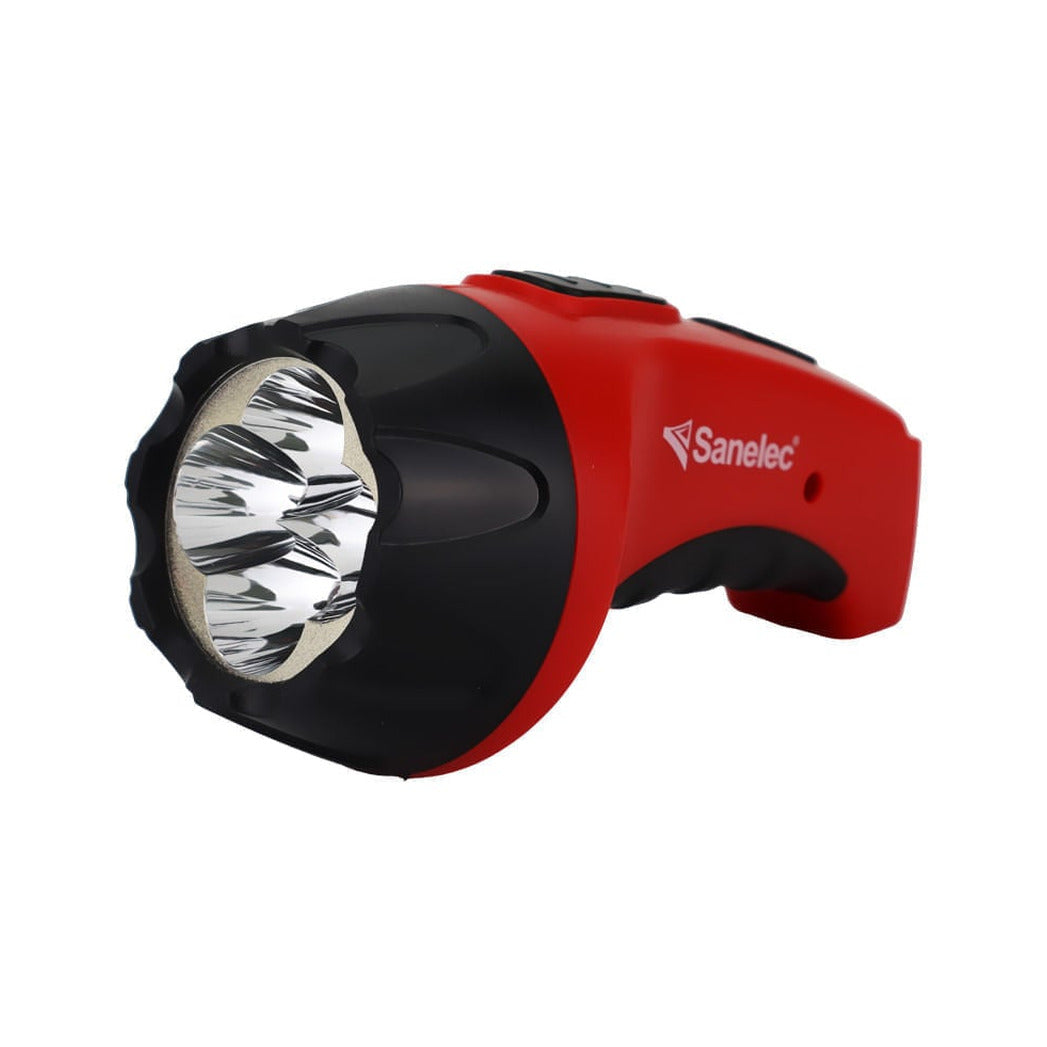 Linterna Recargable Sanelec con 4 LEDs, 0.6 W, 20 Lm, 127 V, | SE316097