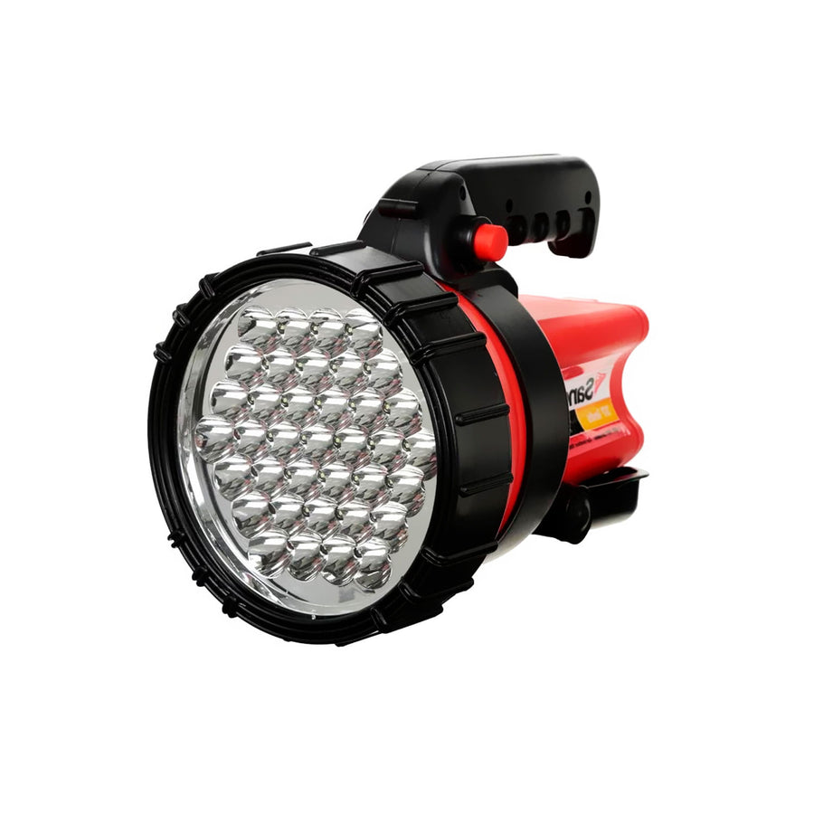 Linterna Recargable Sanelec Tipo Reflector, 37 LEDs, 185 Lúmenes, 2 Posiciones
