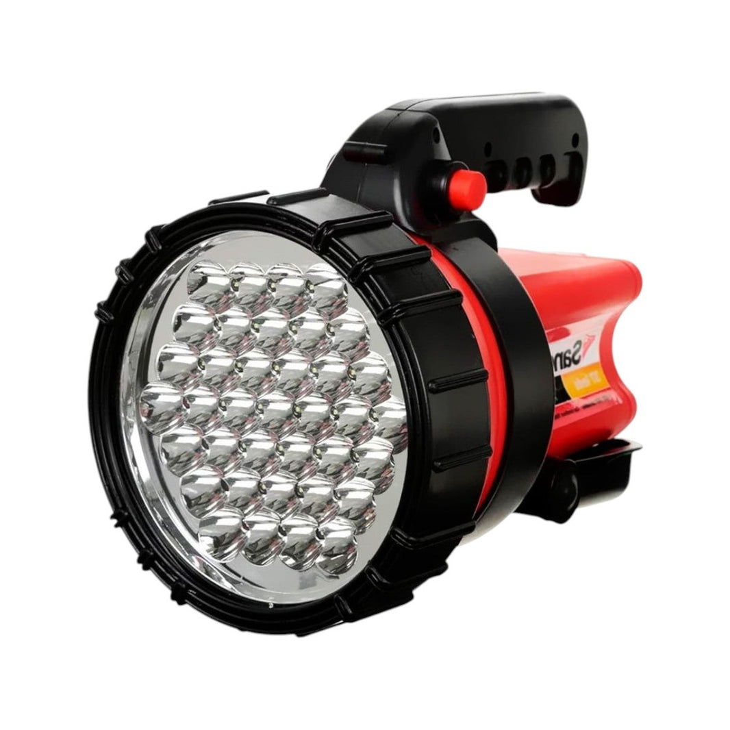 Linterna Recargable Sanelec Tipo Reflector, 37 LEDs, 185 Lúmenes, 2 Posiciones