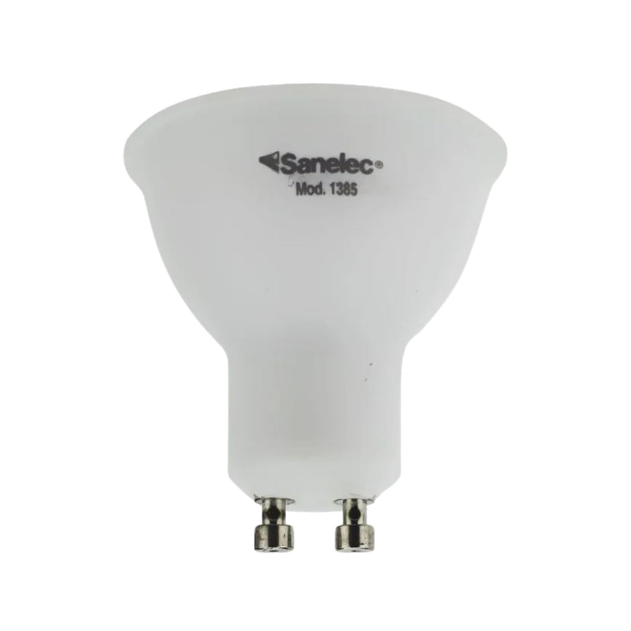 Foco LED Tipo Dicroico Sanelec, Luz Fría 6500K, Base GU10, 4W, | SE313850