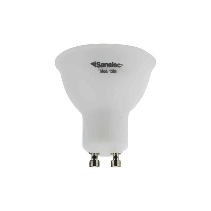 Foco LED Tipo Dicroico Sanelec, Luz Fría 6500K, Base GU10, 4W, | SE313850