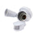 Portalámparas Doble Sanelec con Sensor de Movimiento 180°, Uso Exterior 127V E27, | SE300508