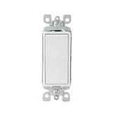 Apagador Sencillo Leviton Decora 15A 120/277V Color Blanco - imagen 2
