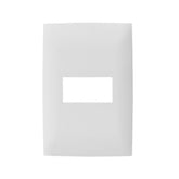 Placa Leviton Serie Cien de 1 Módulo, Color Blanco