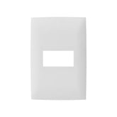 Placa Leviton Serie Cien de 1 Módulo, Color Blanco
