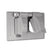 Tapa Intemperie Aluminio Crouse Hinds p/ Contacto Dúplex FS