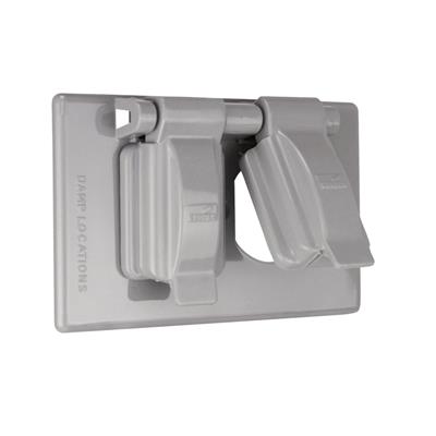 Tapa Intemperie Aluminio Crouse Hinds p/ Contacto Dúplex FS