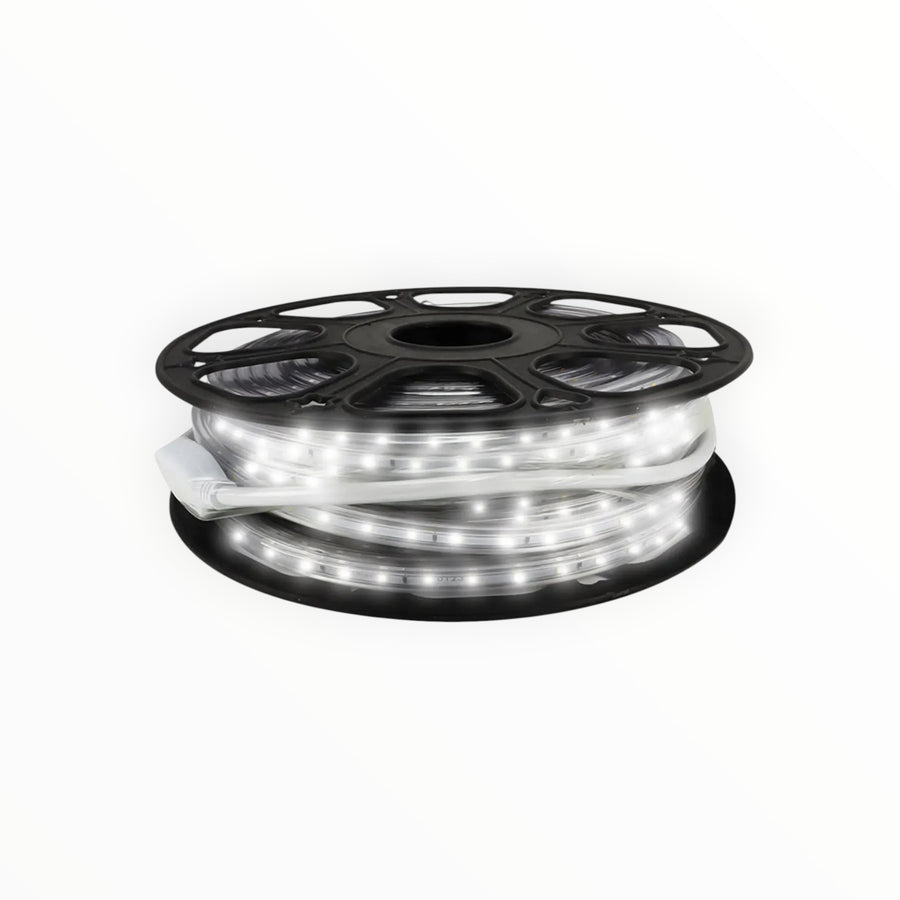 Manguera LED Plana TLapps 5050 SMD 25 Metros Luz Blanca Fría IP65