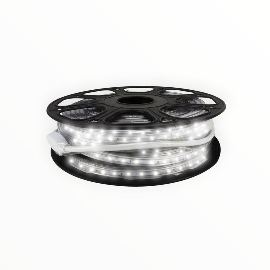 Manguera LED Flexible TLapps, 25 Metros, Luz Blanca Fría, 60 LEDs/m, Exterior, IP65
