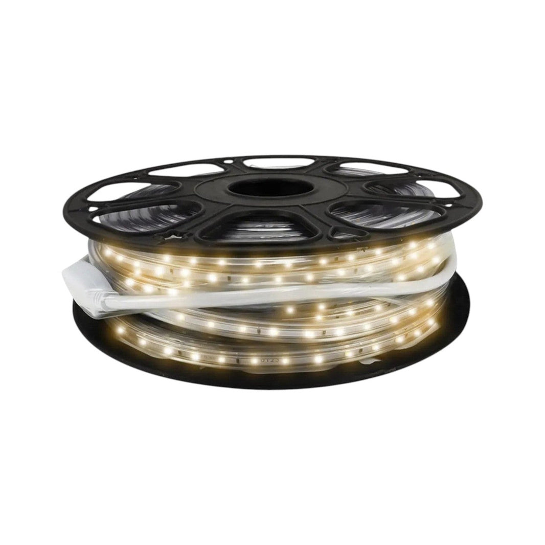 Manguera LED Redonda TLapps 25 Metros Luz Cálida IP65