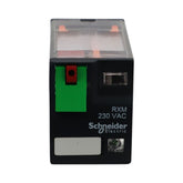 Relevador de Miniatura Enchufable Schneider Electric RXM Harmony, 2 Contactos, 12A, 230V con LED. - imagen 3