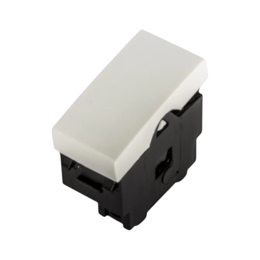 Interruptor Sencillo Modular Leviton Serie Cien 10A 250V Color Blanco