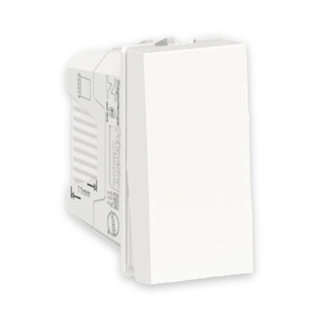 Módulo Interruptor Sencillo Orion 16A 1 Vía Blanco