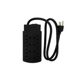 Multicontacto Sanelec con 8 Contactos, Supresor de Picos 270J y Cable Reforzado, | SE312037