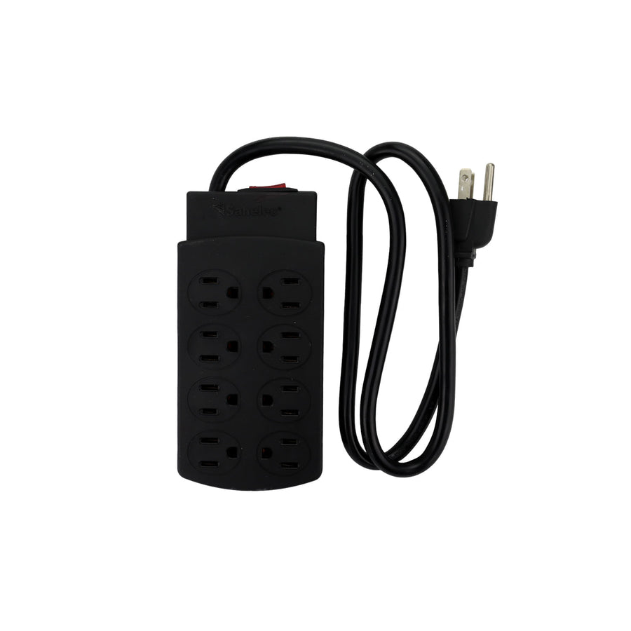 Multicontacto Sanelec con 8 Contactos, Supresor de Picos 270J y Cable Reforzado, | SE312037