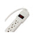 Multicontacto Sanelec en Barra, 6 Contactos, 15A, con Interruptor Protector y Luz Indicadora - imagen 4