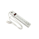 Multicontacto Sanelec con 6 Contactos, 2 Puertos USB y Supresor de Picos 450J, | SE313546 - imagen 2