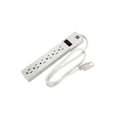 Multicontacto Sanelec con 6 Contactos, 2 Puertos USB y Supresor de Picos 450J, | SE313546 - imagen 3