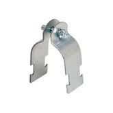Abrazadera unicanal pre-ensamblada PEFSA | Productos Eléctricos y Ferreteros de acero galvanizado para conduit 1/2 pulg