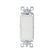 Apagador sencillo Leviton Decora color blanco de 15A, diseño moderno de tecla ancha para PEFSA | Productos Eléctricos y Ferreteros
