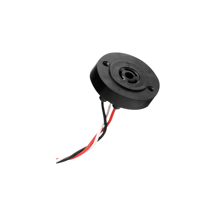 Base para fotocelda Argos de 3 polos con cables, fabricada en policarbonato resistente para uso exterior en PEFSA.