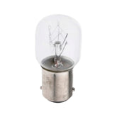 Bombilla incandescente transparente PEFSA | Productos Eléctricos y Ferreteros de 7W con base BA 15d para señalización