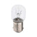 Bombilla incandescente transparente PEFSA | Productos Eléctricos y Ferreteros de 7W con base BA 15d para señalización