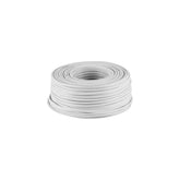 Rollo de cable automotriz flexible Argos 16 AWG en color blanco, ideal para instalaciones eléctricas de PEFSA