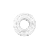 Rollo de cable de cobre blanco Viakon THW-LS calibre 8 AWG de 100 metros para instalaciones eléctricas de PEFSA