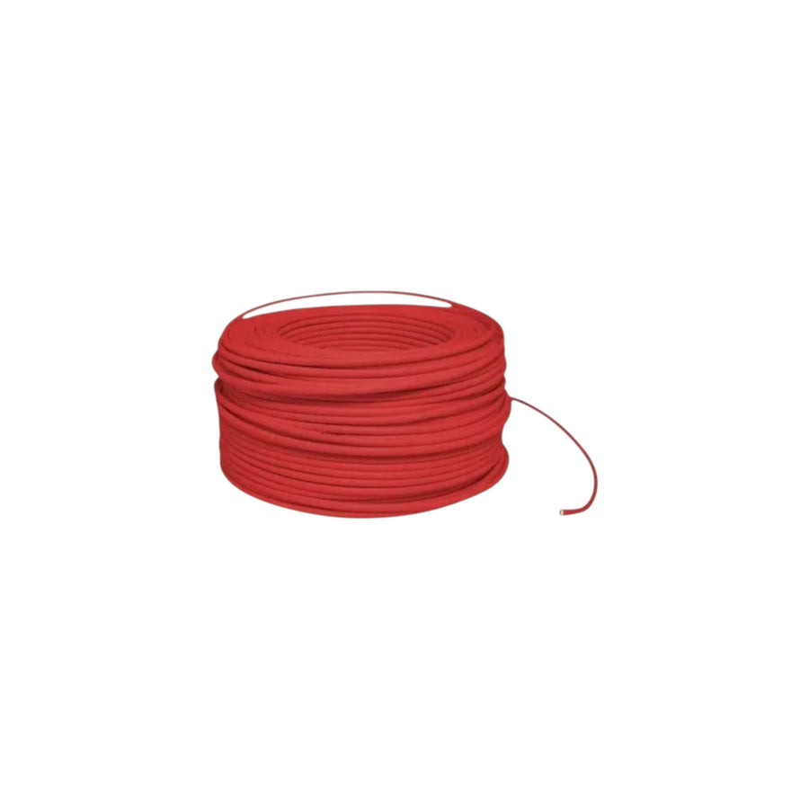 Rollo de cable de cobre Argos THHW-LS calibre 2 AWG color rojo para instalaciones eléctricas de alta capacidad
