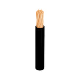 Cable portaelectrodo flexible Argos calibre 6 AWG con cubierta negra de caucho EPDM y conductor de cobre puro de PEFSA