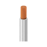Cable eléctrico THW Indiana calibre 10 AWG color blanco de cobre con aislamiento de PVC para instalaciones seguras