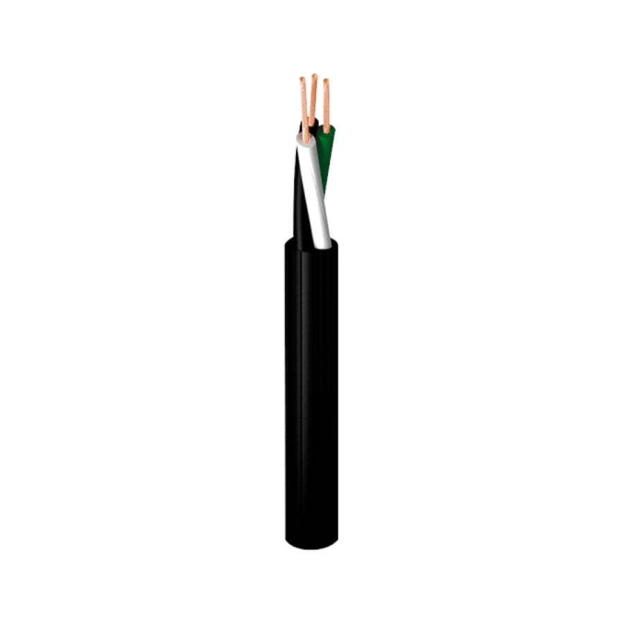 Cable de uso rudo Argos tipo ST calibre 16 AWG con dos conductores de cobre y cubierta de PVC negro de PEFSA | Productos Eléctricos y Ferreteros