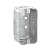 Caja chalupa de acero galvanizado Crouse Hinds con esquinas redondeadas y knockouts de 1/2 pulgada de PEFSA