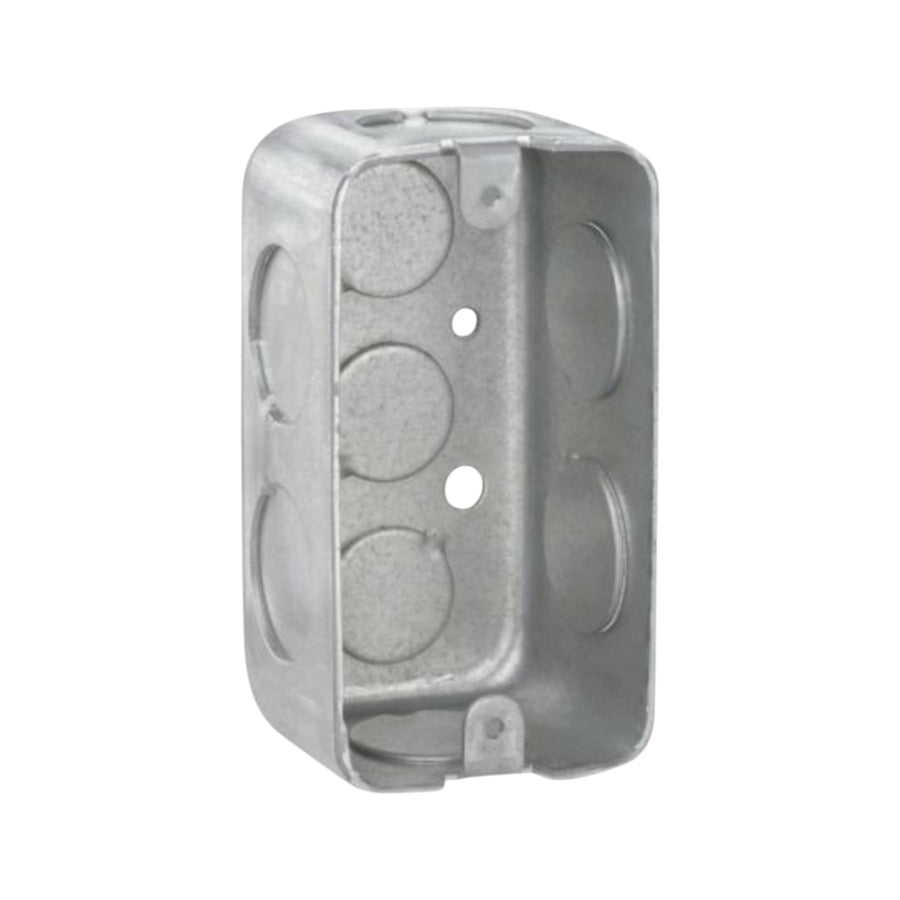 Caja chalupa profunda Crouse Hinds de acero galvanizado para sobreponer, disponible en PEFSA | Productos Eléctricos y Ferreteros