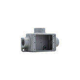 Caja de dispositivos Crouse-Hinds FSCT-2 tipo T de 3/4 pulgada en aleación Feraloy gris de PEFSA | Productos Eléctricos y Ferreteros