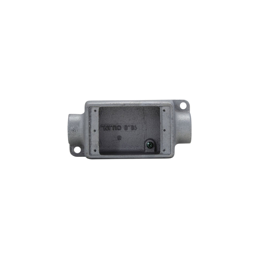 Caja condulet rectangular PEFSA | Productos Eléctricos y Ferreteros tipo FSC de aluminio para conduit de 1 pulgada
