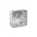 Caja cuadrada embutida de acero galvanizado Crouse-Hinds de 4x4 pulgadas con knockouts en PEFSA | Productos Eléctricos y Ferreteros