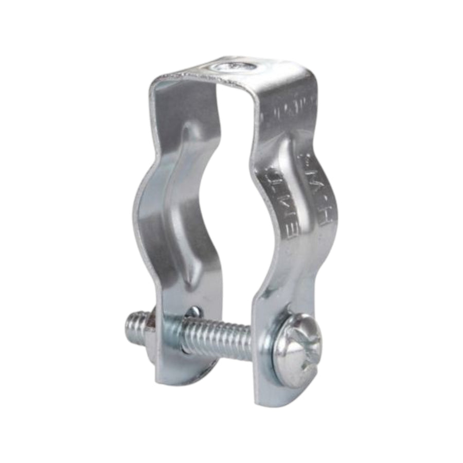Clip tipo Omega de acero galvanizado PEFSA | Productos Eléctricos y Ferreteros para conduit EMT de 1 pulgada