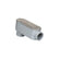 Cuerpo condulet tipo LR de 1 pulgada marca PEFSA | Productos Eléctricos y Ferreteros, fabricado en aluminio resistente.