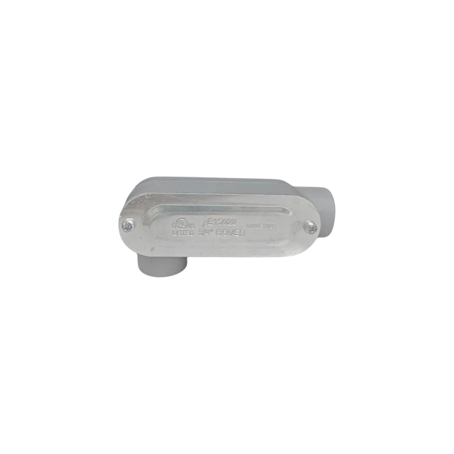 Cuerpo condulet PEFSA | Productos Eléctricos y Ferreteros tipo LR de aluminio para tubería conduit de 3/4 pulg