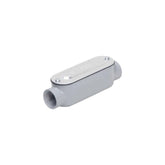 Cuerpo Condulet Tipo C de 1 pulgada marca PEFSA | Productos Eléctricos y Ferreteros, fabricado en aluminio resistente.