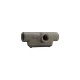 Condulet Crouse-Hinds Serie 7 Tipo T de 2 pulgadas en hierro Feraloy gris con tapa y empaque de PEFSA | Productos Eléctricos y Ferreteros
