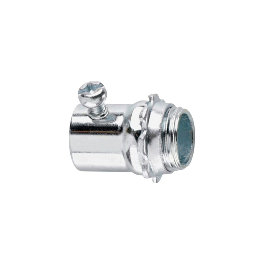 Conector de acero galvanizado PEFSA | Productos Eléctricos y Ferreteros para conduit EMT de 1 pulgada con opresor