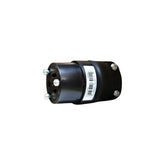 Conector hembra de hule negro Leviton uso rudo NEMA 5-15R para extensiones eléctricas de grado industrial en PEFSA