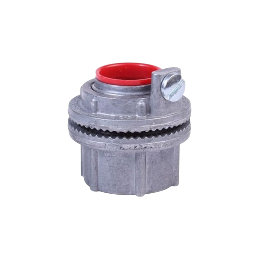 Conector mufa de aluminio Crouse Hinds de 1 1/2 pulg con puesta a tierra, disponible en PEFSA | Productos Eléctricos y Ferreteros