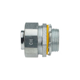 Conector recto Liquid Tight de 1 1/4 pulg Crouse Hinds de PEFSA | Productos Eléctricos y Ferreteros en acero y zinc