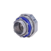 Conector recto Liquid Tight de 1/2 pulgada en zinc de PEFSA | Productos Eléctricos y Ferreteros con sello azul